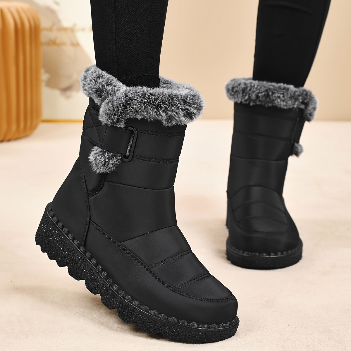 Fleece-Lined Warm Waterproof Anti-Slip Orthopedic Boots