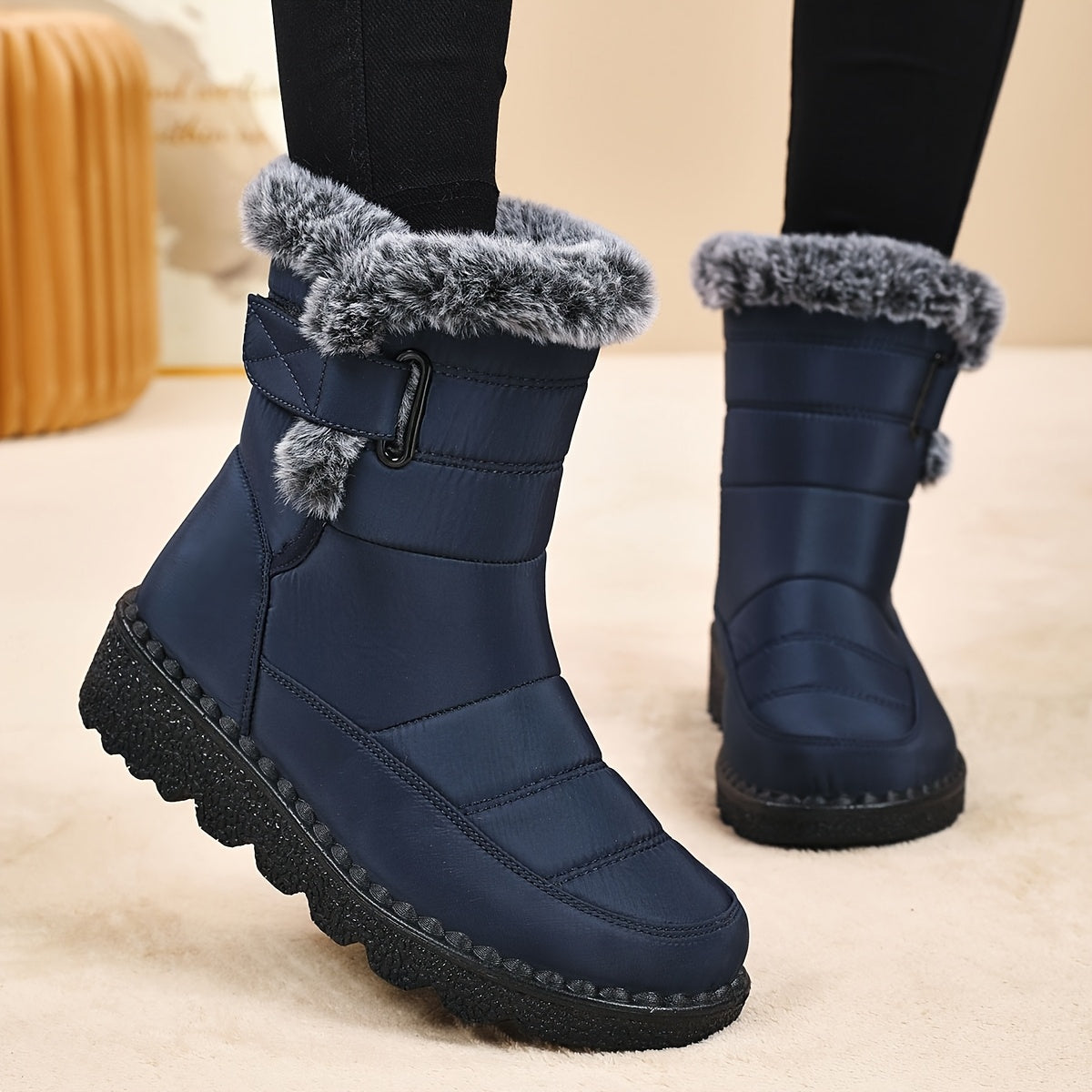 Fleece-Lined Warm Waterproof Anti-Slip Orthopedic Boots