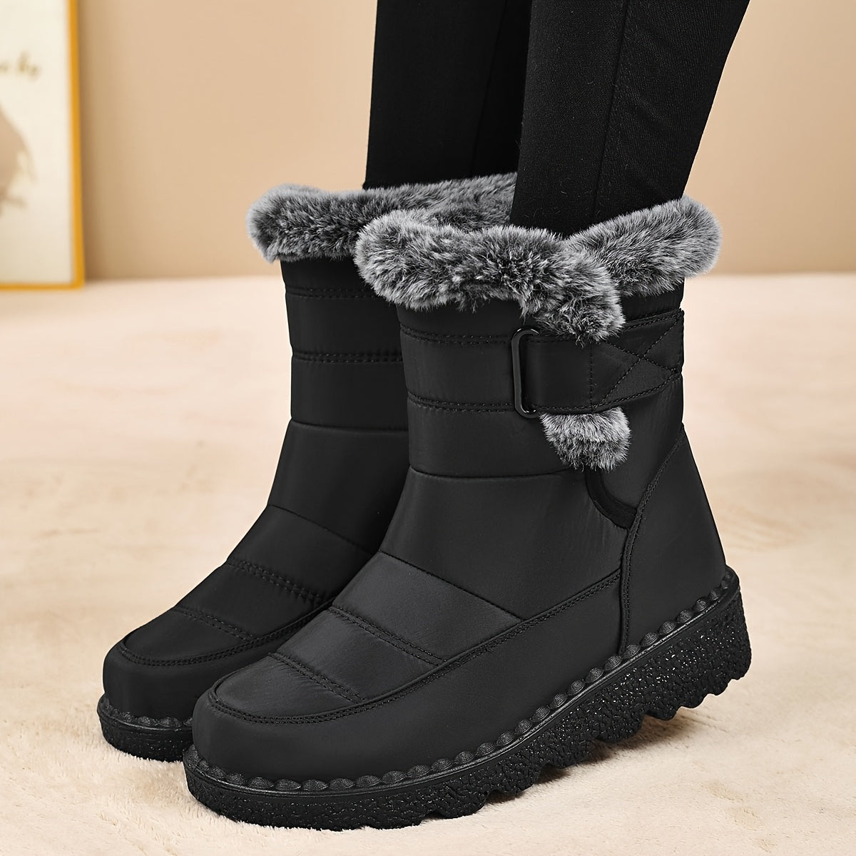Fleece-Lined Warm Waterproof Anti-Slip Orthopedic Boots