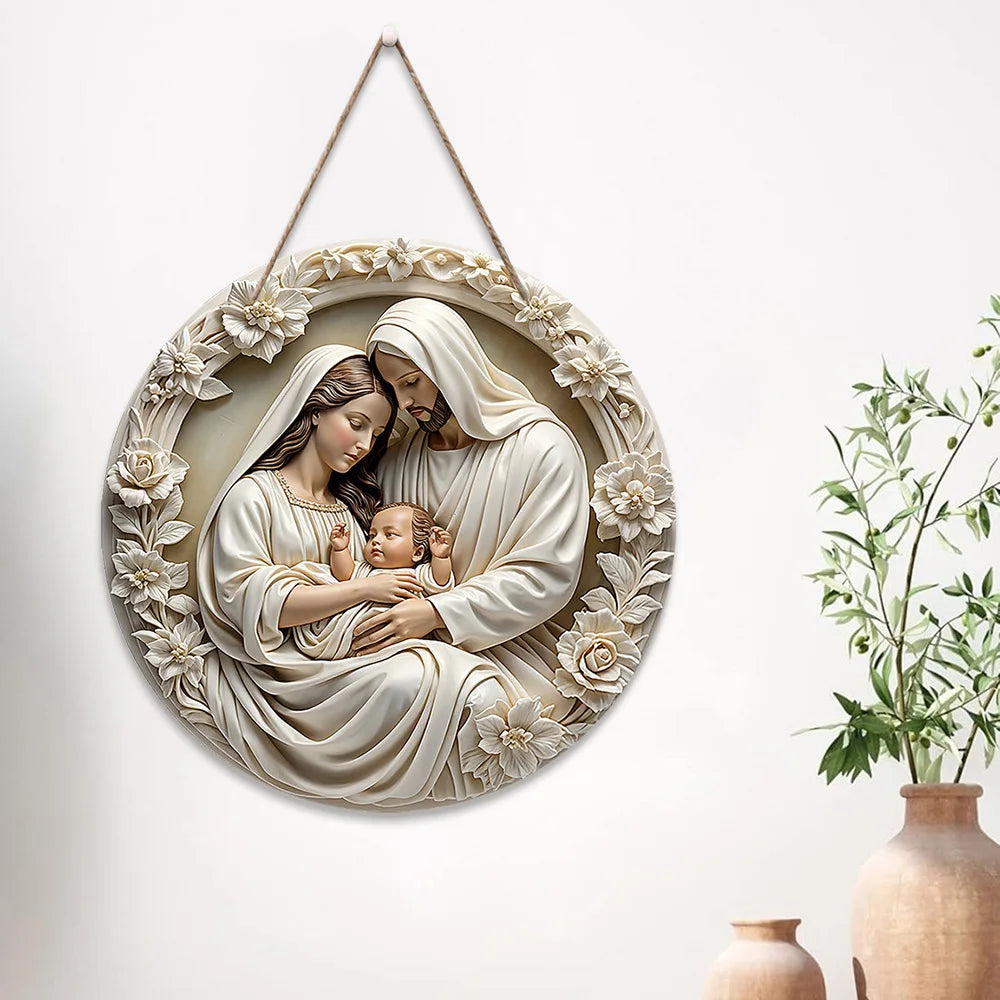 Catholic Home Decor – Holy Family Realistc Protection Wall Art