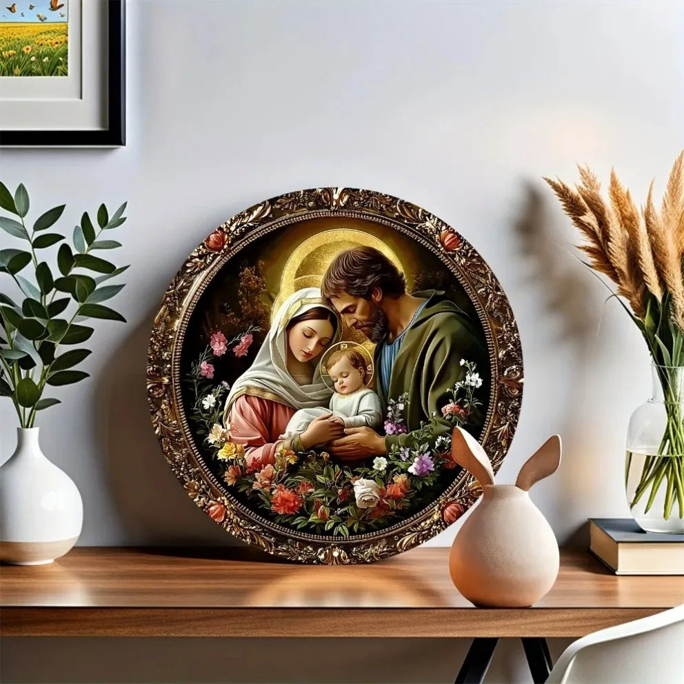 Catholic Home Decor – Classic Holy Family Protection Wall Art