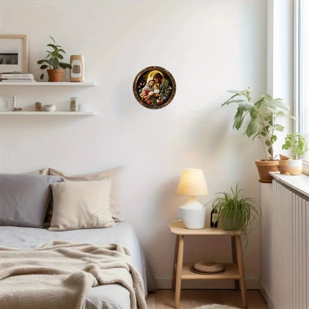 Catholic Home Decor – Classic Holy Family Protection Wall Art