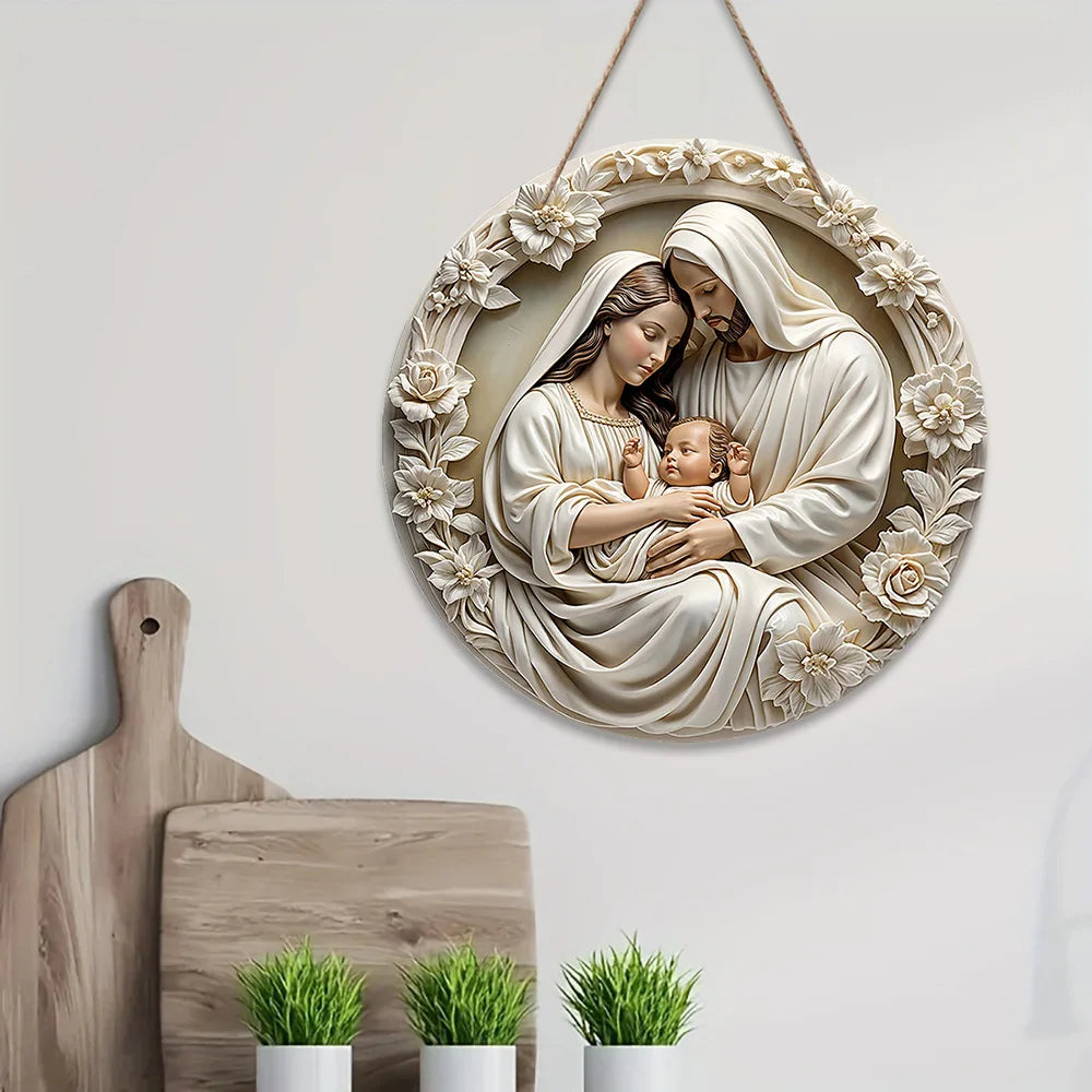 Catholic Home Decor – Holy Family Realistc Protection Wall Art