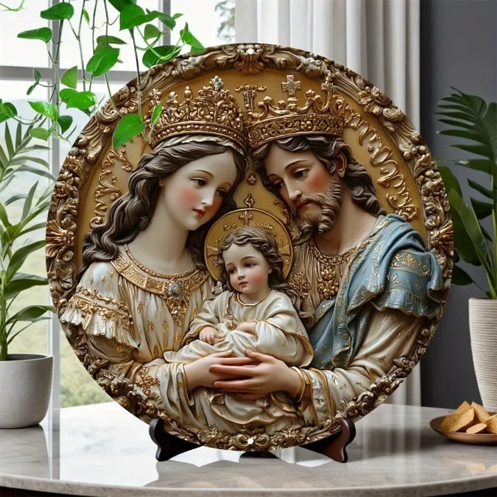 Catholic Home Decor – Holy Family Protection Wall Art.