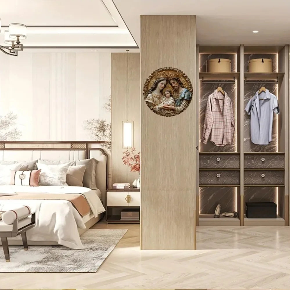 Catholic Home Decor – Holy Family Protection Wall Art.