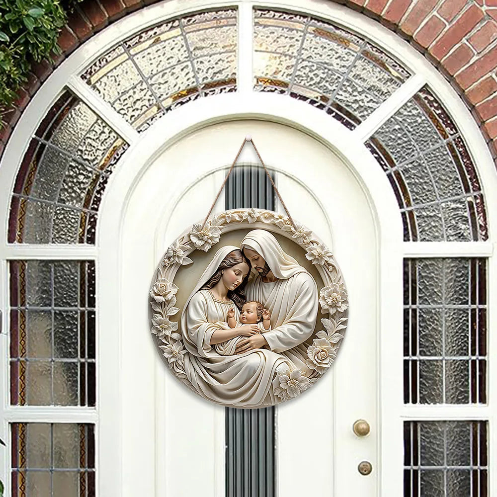 Catholic Home Decor – Holy Family Realistc Protection Wall Art