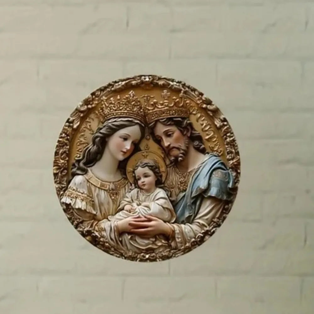 Catholic Home Decor – Holy Family Protection Wall Art.