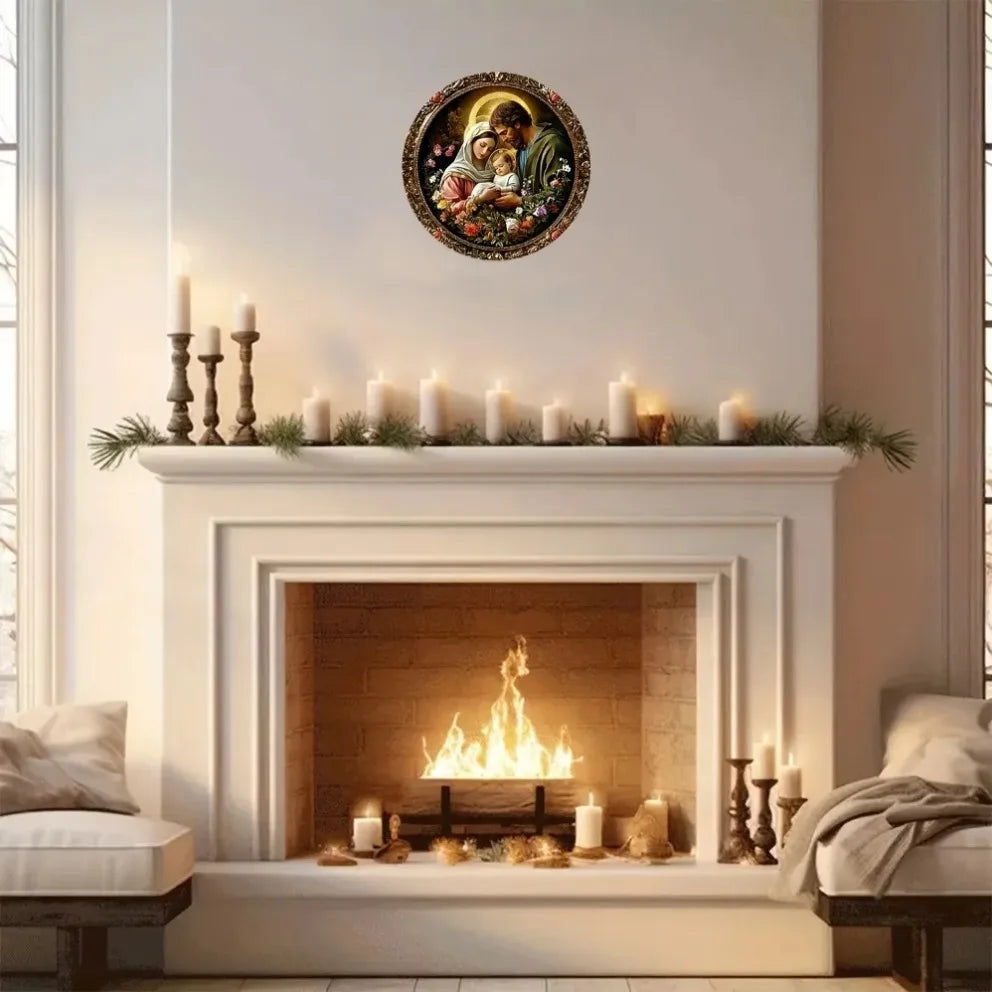 Catholic Home Decor – Classic Holy Family Protection Wall Art