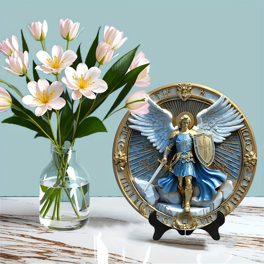 Catholic Home Decor - Blessed Family Protection Guardian Angel