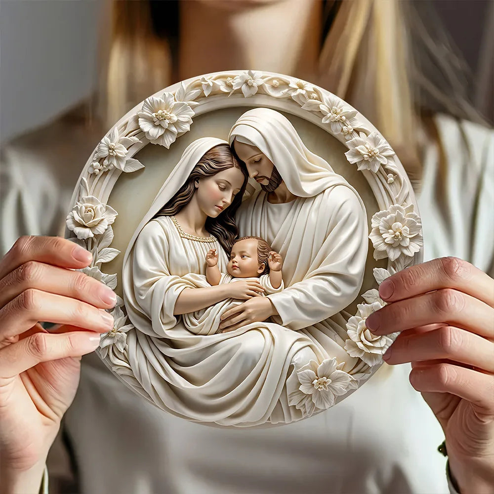 Catholic Home Decor – Holy Family Realistc Protection Wall Art