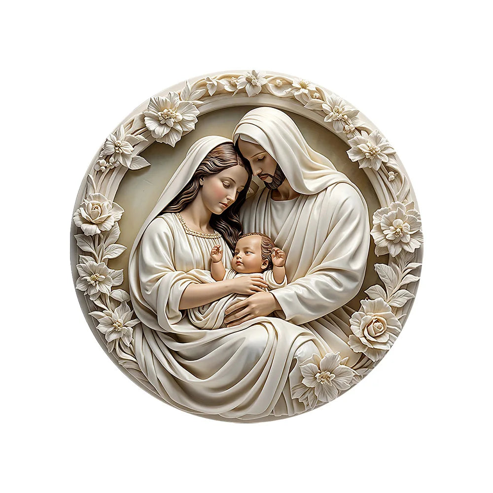 Catholic Home Decor – Holy Family Realistc Protection Wall Art
