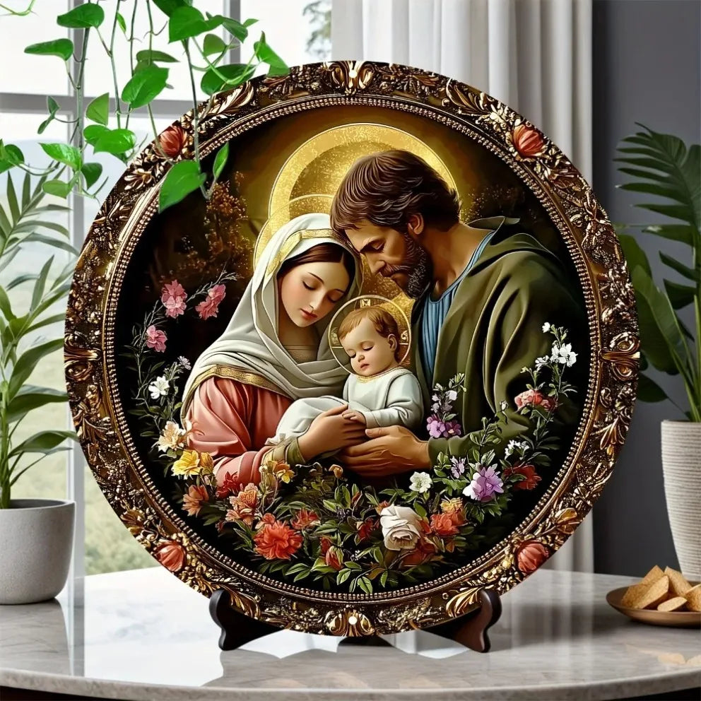 Catholic Home Decor – Classic Holy Family Protection Wall Art