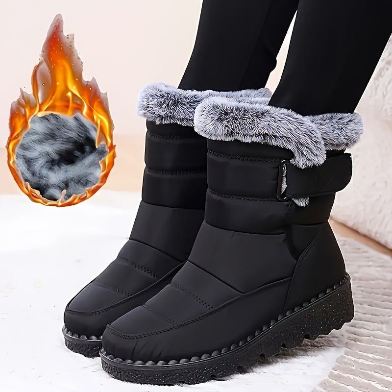 Fleece-Lined Warm Waterproof Anti-Slip Orthopedic Boots