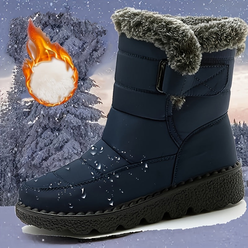 Fleece-Lined Warm Waterproof Anti-Slip Orthopedic Boots