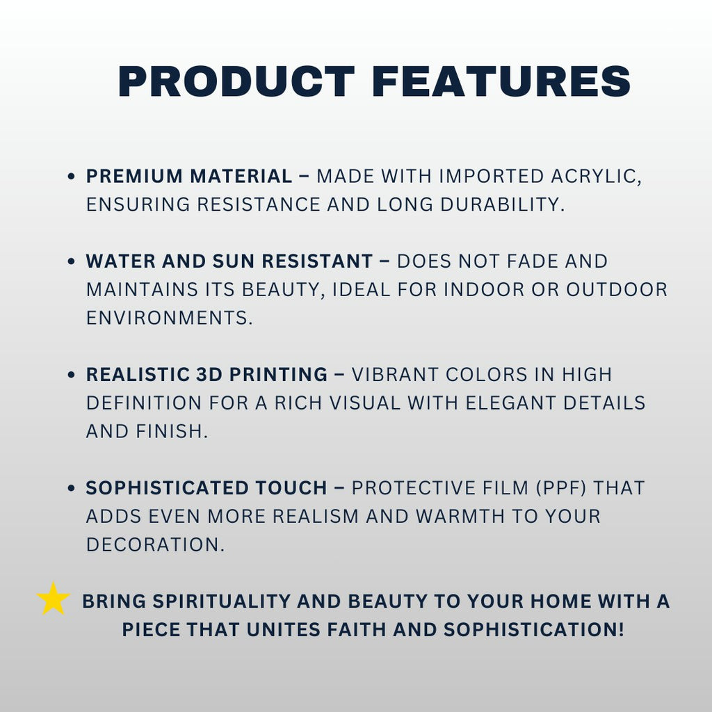 Catholic Home Decor – Jesus Rustic Protection Wall Art