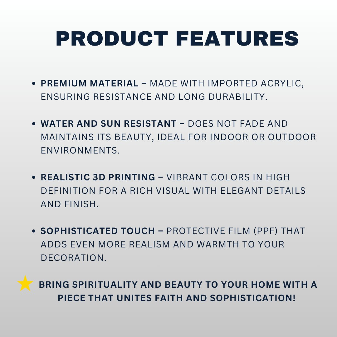 Catholic Home Decor – Virgin Mary Protection Wall Art