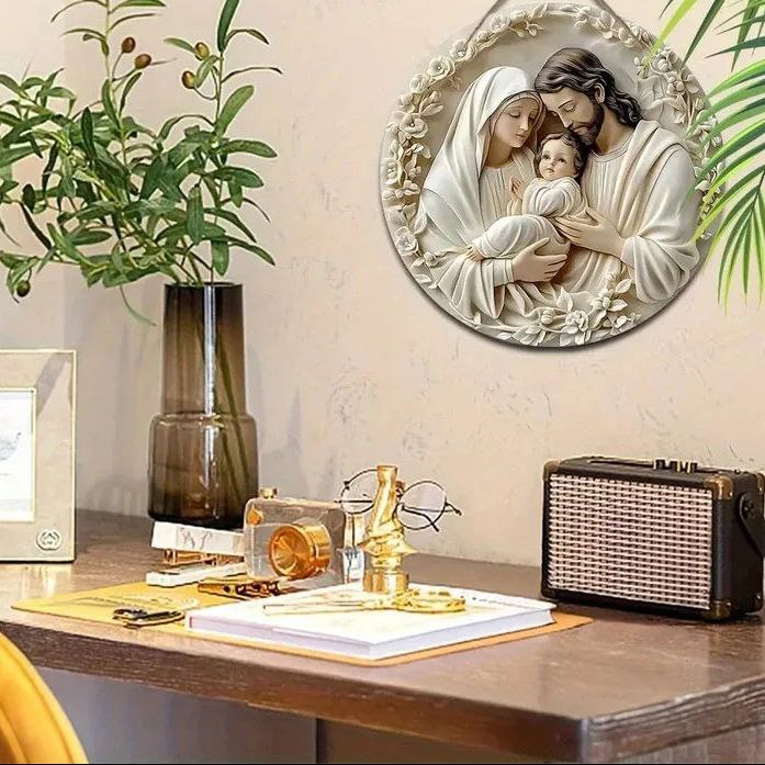 Catholic Home Decor – Holy Family Protection Wall Art